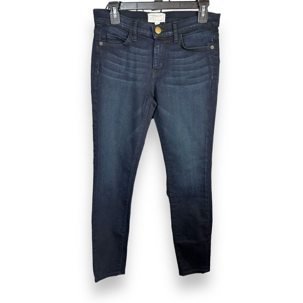 Current/Elliot The Stiletto Dark Wash Skinny Jeans